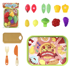 Детский игровой набор Amore Bello продуктов и посуды, JB0211414