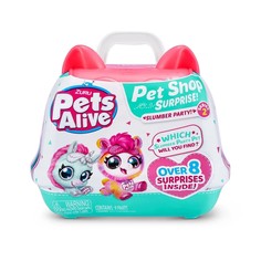 Интерактивная мягкая игрушка Zuru Pets Alive Pet Shop Surprise Пижамная вечеринка 9532