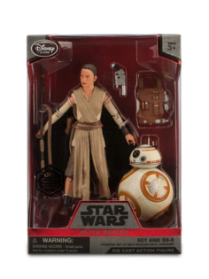 Фигурка Звёздные войны Star Wars Elite series Rey and BB-8 металл 16см D14266