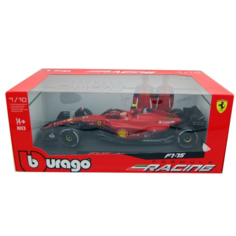 Машина BBurago 1:18 Ferrari F1-75 №55 с фигуркой пилота C. Sainz 18-16811