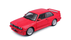 Машина Bburago 1988 BMW 3 Series M3 1/24 красный 18-21100