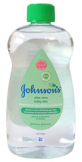 Масло детское Johnsons Baby Алоэ Вера Aloe Vera 500 мл в уп, 1 уп