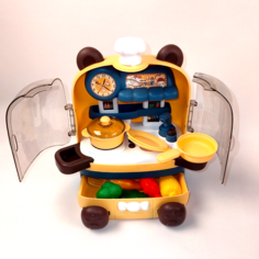 Детский игровой набор "Кухня" в рюкзаке, свет, звук, вода No Brand
