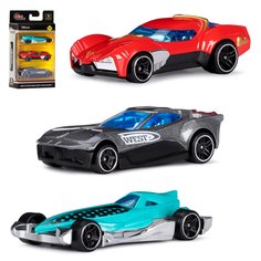 Набор металлических машинок ТМ AUTODRIVE, 3 машинки, JB0404623