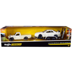 Машинка Maistо Nissan Datsun 620 Pick up 1973 + Skyline R34 GT, 1:24 32754 Maisto
