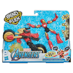 Набор игровой Hasbro Marvel Бенди Железный человек на мотоцикле F0244 Avengers