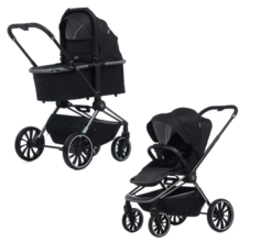 Коляска 2 в 1 Labala Raiz Basic Line 2023, Black