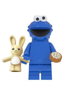Мини-фигурка StarFriend Улица Сезам Коржик Sesame Street Cookie Monster 4,5 см