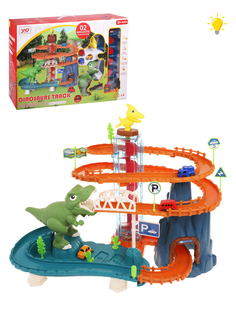 Игровой набор трек Наша Игрушка Веселые горки, звук, 653192