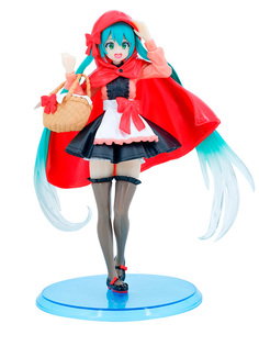 Фигурка StarFriend Мику Хацунэ красная шапочка Miku Hatsune (подставка, 19 см)