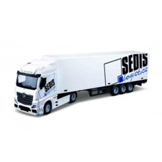 Машинка Bburago 1:43 Haulers Mercedes Benz Actros с погрузчиком 18-31471