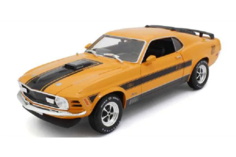 Машинка MAISTO Ford Mustang Mach 1 1970 Orange 1/18 - 31453