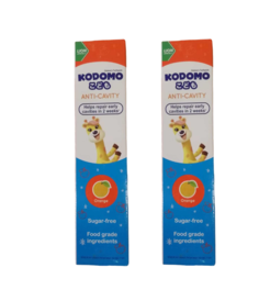 Зубная паста Lion Kodomo для детей от 6 месяцев со вкусом апельсина, 80 г, 2 шт.