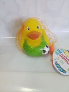 Игрушка для ванны Пластизоль Уточка с мячиком GT7097 ЗАТЕЙНИКИ