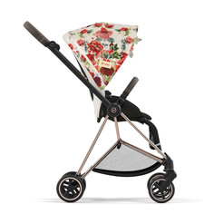 Прогулочная коляска Cybex Mios 3, шасси Rose Gold/ручка Brown, Spring Blossom Light