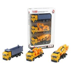 Машинки Fanrong 3 шт TRUCK с инерционным механизмом в наборе 200744428