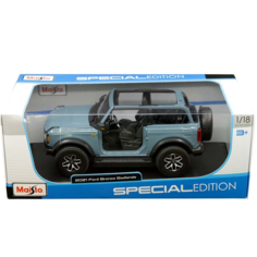 Машинка Maisto 1:18 2021 Ford Bronco Badlands Blue 31457