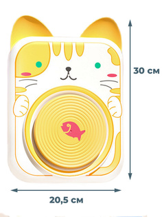 Набор для лепки гончарный круг Кот (usb, глина, краски, 20,5х30 см) Star Friend