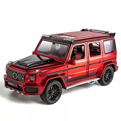 Коллекционная машинка Мерседес G-Класс AMG Brabus 700 функциональная 28 см. MS921-3 красны Weituo
