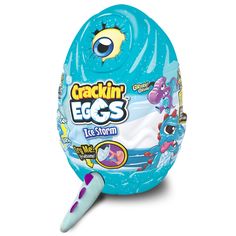 Мягкая игрушка Crackin Eggs "Динозавр светло-голубой в яйце", серия Ледниковый Период