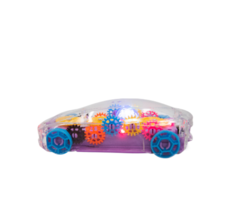 Набор игровой Машинка Sitstep «Автомобиль» прозрачная, светящаяся, с шестеренками
