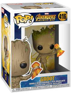 Фигурка Funko POP! Грут с громобоем Мстители Война бесконечности №41
