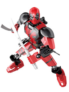Конструктор StarFriend фигурка Дэдпул Deadpool 69 деталей, 23,5 см