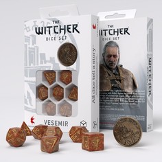 Набор кубиков для игр Q-Workshop The Witcher Dice Set Vesemir - The Wise Witcher, 7 шт.