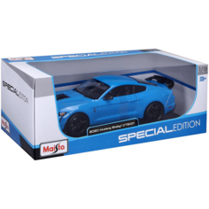 Машинка Maisto 1:18 Ford Mustang Shelby GT500 (голубой) 31452