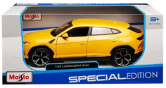 Машинка Maisto Lamborghini Urus 1:24, желтый 31519