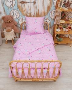 Комплект детского постельного белья Всё себе розовый VSKOLO-Нави-10-90-7070