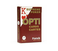 Карты игральные Piatnik "Опти Покер" красная рубашка, 55 карт