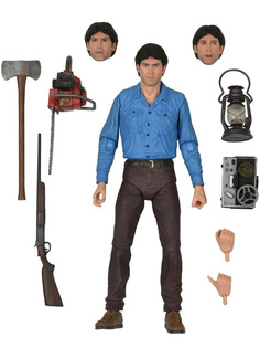 Фигурка Зловещие мертвецы Эш Уильямс Evil Dead (аксессуары, подвижная, 18 см) Neca