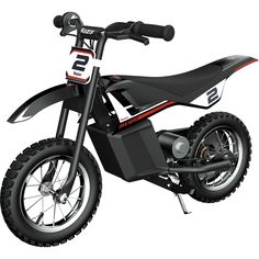 Электробайк кроссовый для детей Razor MX125 (чёрный)