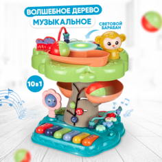 Интерактивный развивающий игровой центр Solmax&Kids бизиборд для детей 28х22,5х21,5 см