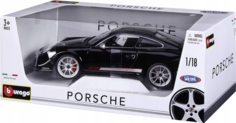 Машинка металлическая 1:18 Bburago PORCHE 911 GT3 RS 4.0-Black 18-11036