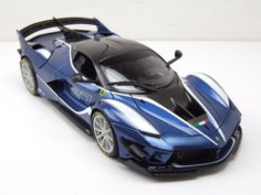 Машина Bburago Ferrari FXX K Evo 1:18 синий 18-16012-В