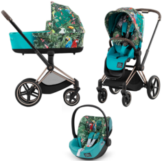 Коляска 3в1 Cybex Priam IV DJ Khaled We the Best шасси rosegold