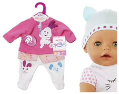 Комплект одежды Zapf Creation для куклы My Little Baby Born 824-351 розовый