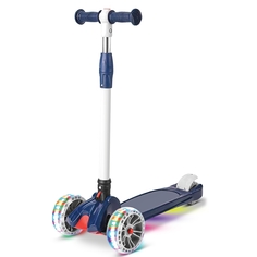Самокат "ZC-212 Zilmer 3 PU колеса 13,5 см, 64х31х85 см, свет, нагр. до 65 кг