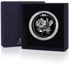 Закладка из серебра Фабрика серебра "аргента" 290ЗК22801_цветок