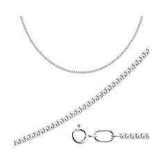 Цепочка из серебра 35 см SOKOLOV 968080302