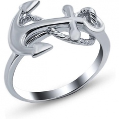 Кольцо из серебра р. 15,5 Silver Wings 21abg-113