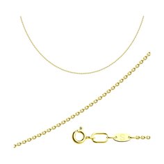 Цепочка из желтого золота 65 см SOKOLOV 581030304-2