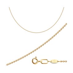 Цепочка из красного золота 65 см SOKOLOV 581030354