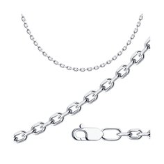 Цепочка из серебра 80 см SOKOLOV 968031004
