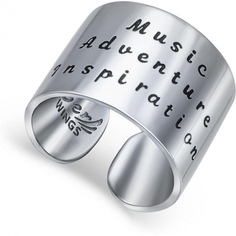 Кольцо из серебра с эмалью р. 16 Silver Wings 21mai-198