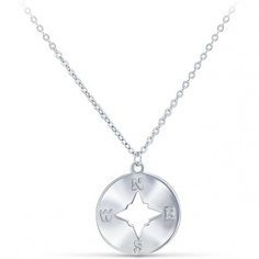 Колье из серебра 42 см. Silver Wings 05an639-202