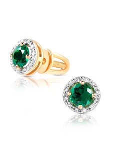 Серьги из золота с бриллиантом VALTERA 095196