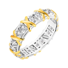 Кольцо из серебра с фианитом р.19 VALTERA 118066